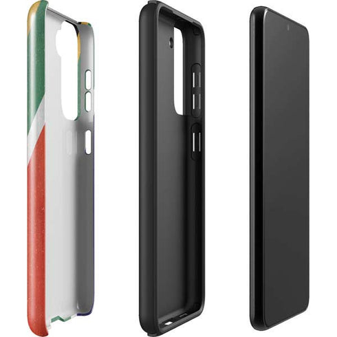South Africa Flag Distressed Galaxy S22 Pro Case